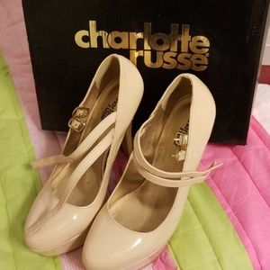 Cream high heels!